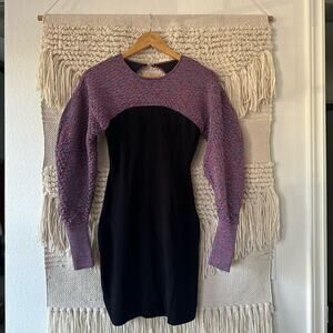 Esteban Cortazar Contrast Sweater Dress